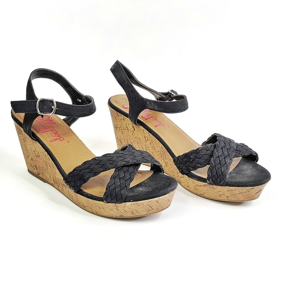 Jellypop Shoes - Jellypop Parker braided strap wedge sandal sz 11